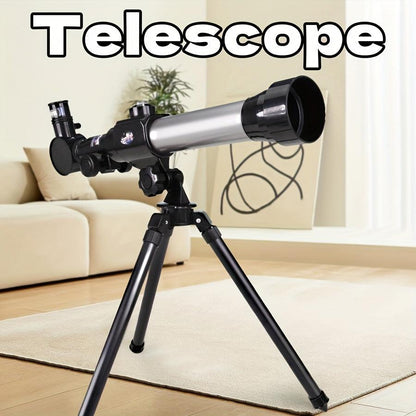 High-definition high-magnification entry-level portable monocular telescope for astronomy, star-finding mirror, high-definition low-light night vision, stargazing, moon viewing, suitable for adults and teenagers, star-finding