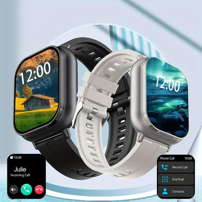 Men'S And Women'S Smart Earphone Watches Support Wireless Calls, Custom Dial Switching, Multiple Sports Modes, LED Lights, Calendar Calculator, Mini Games, Etc. Men'S And Women'S Holiday Gifts, Christmas Gifts