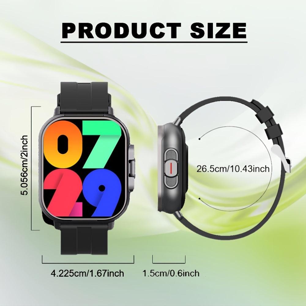 Men'S And Women'S Smart Earphone Watches Support Wireless Calls, Custom Dial Switching, Multiple Sports Modes, LED Lights, Calendar Calculator, Mini Games, Etc. Men'S And Women'S Holiday Gifts, Christmas Gifts