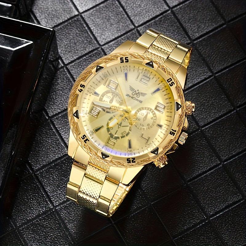 4pcs fashion business casual perfect Classic luxury couple quartz watch minimalist bracelets set the best choice for gift giving during the New Year Wedding Ramadan Valentine Day