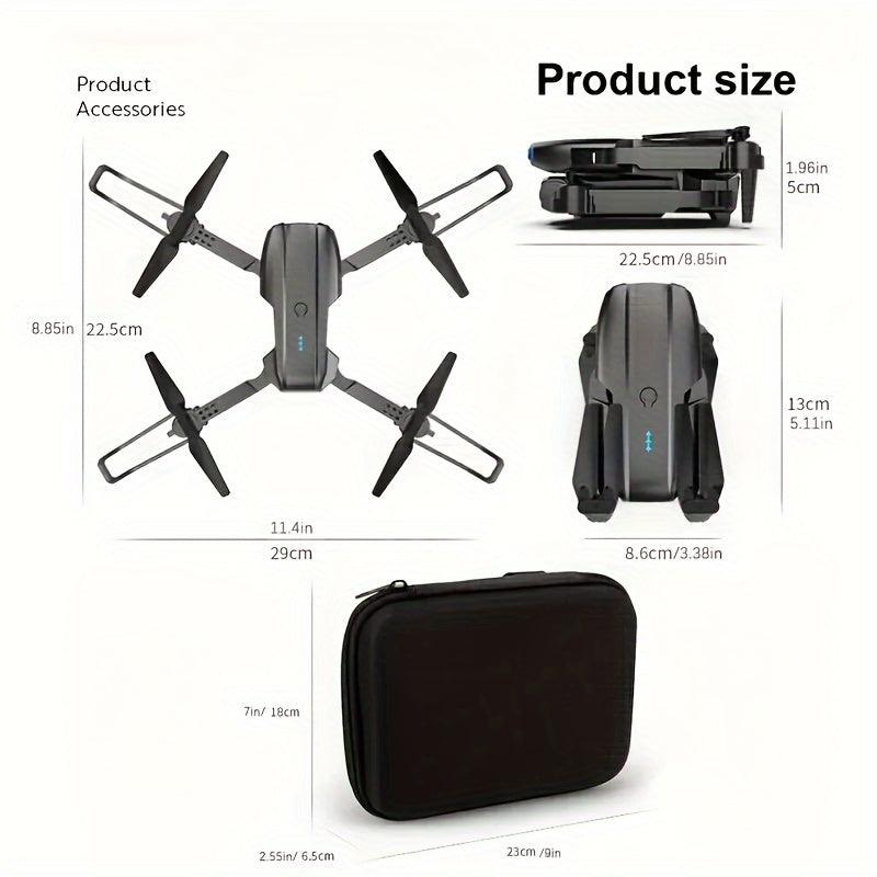 Foldable E99 Drone With Camera - Remote Control Drone Toys For Beginners, Indoor And Outdoor Affordable UAV - Men's Gifts, Christmas Halloween Thanksgiving