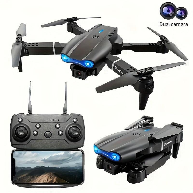 Foldable E99 Drone With Camera - Remote Control Drone Toys For Beginners, Indoor And Outdoor Affordable UAV - Men's Gifts, Christmas Halloween Thanksgiving