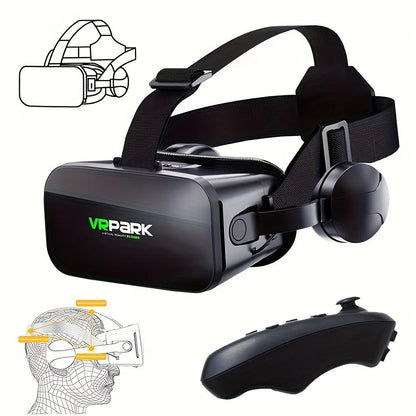 2025 VR head-mounted 3D display, 120Hz refresh rate, low latency experience, lightweight design, support 4K resolution, suitable for games and movies