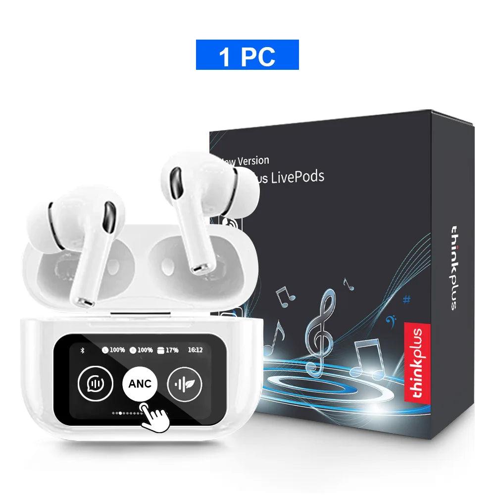 Original Thinkplus Wireless Bluetooth Earphones, Noise Reduction, LED Touch Screen Control