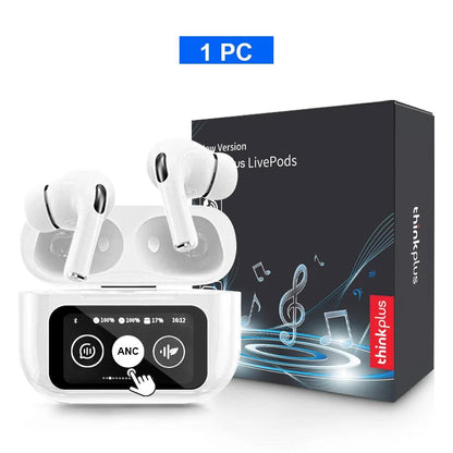 Original Thinkplus Wireless Bluetooth Earphones, Noise Reduction, LED Touch Screen Control