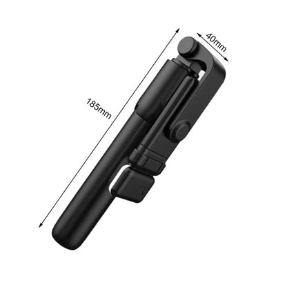 3 In 1 Selfie Stick Bluetooth Remote Tripod, Fill Light Foldable Bracket for Smartphones.