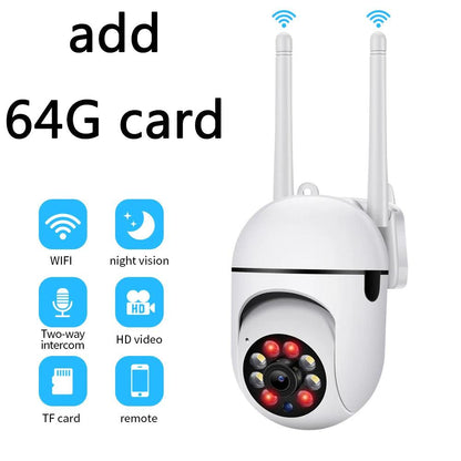 Bulb Surveillance Camera Night Vision Full Color Automatic Human Tracking Home Panoramic Wifi E27 Video Security Monitor Camera