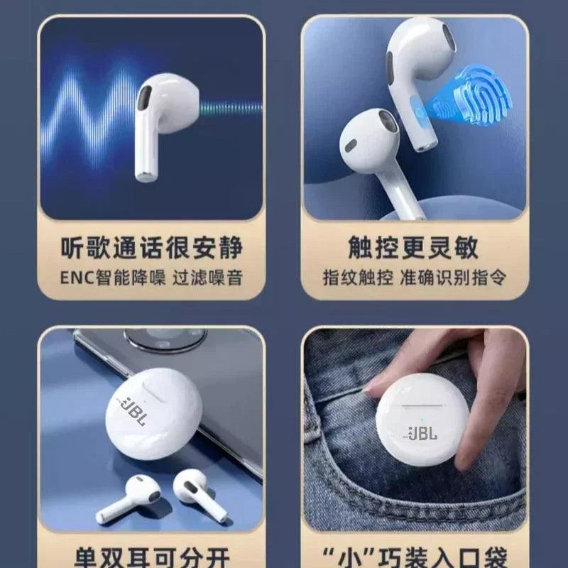 Original Band Air Pro 6 Earphone TWS 9D HIFI Headset Bluetooth Music Earbuds For IPhone IOS Android Wireless Pods Headphones