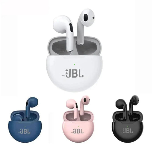 Original Band Air Pro 6 Earphone TWS 9D HIFI Headset Bluetooth Music Earbuds For IPhone IOS Android Wireless Pods Headphones