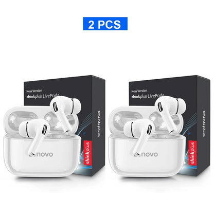 Original Thinkplus Wireless Bluetooth Earphones, Noise Reduction, LED Touch Screen Control