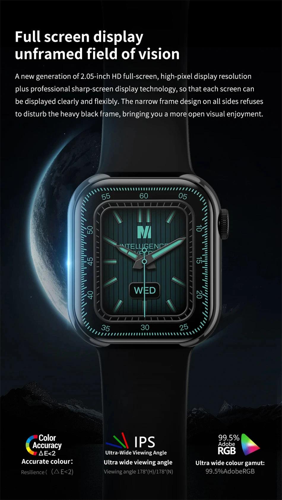 Wearfit Pro Smart Watch Series with HD Amoled Screen, NFC, GPS Tracker and Life Waterproof.