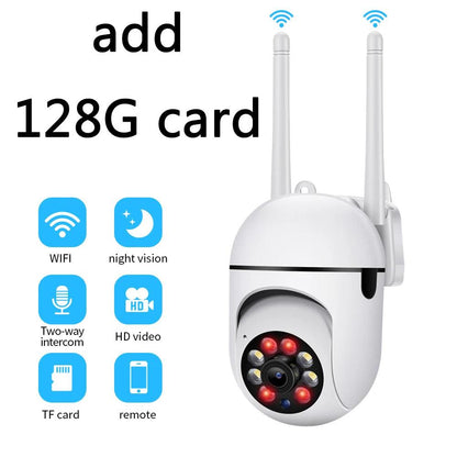 Bulb Surveillance Camera Night Vision Full Color Automatic Human Tracking Home Panoramic Wifi E27 Video Security Monitor Camera