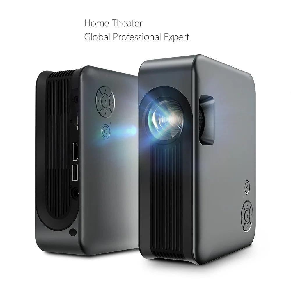 Good MINI Projector A30C Pro Smart TV Box Home Theater Projectors Cinema Mirror Phone LED Video Projector for Home 4k Video