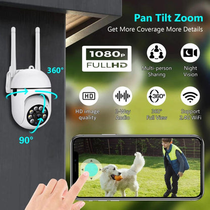 Bulb Surveillance Camera Night Vision Full Color Automatic Human Tracking Home Panoramic Wifi E27 Video Security Monitor Camera