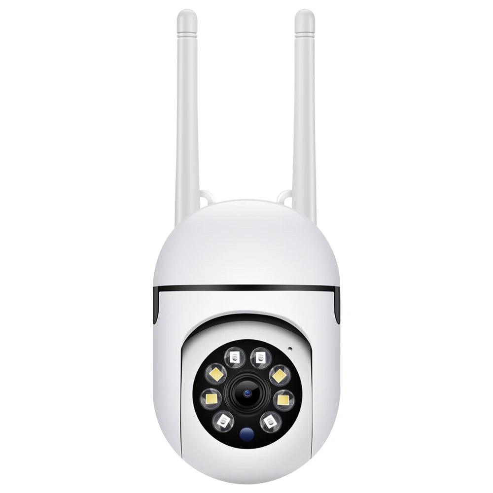 Bulb Surveillance Camera Night Vision Full Color Automatic Human Tracking Home Panoramic Wifi E27 Video Security Monitor Camera