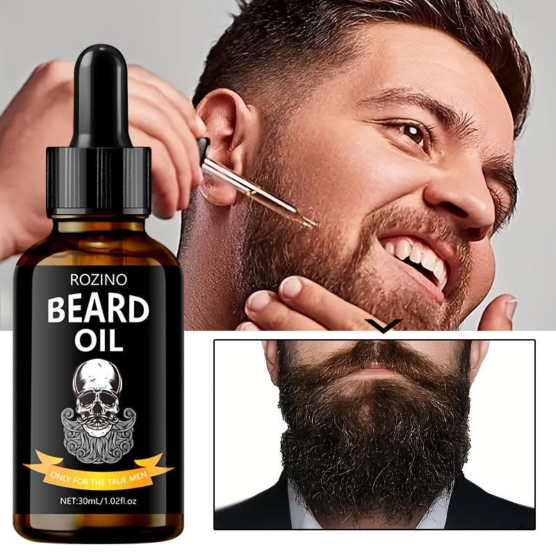 [Moisturizing Beard Care] 5pcs Moisturizing Beard Care Set, Gentle Cleaning, Suitable for Men's Beard Care