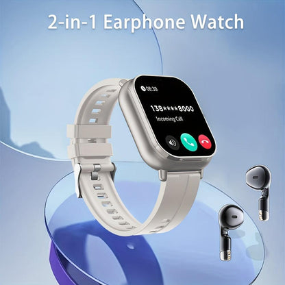 Men'S And Women'S Smart Earphone Watches Support Wireless Calls, Custom Dial Switching, Multiple Sports Modes, LED Lights, Calendar Calculator, Mini Games, Etc. Men'S And Women'S Holiday Gifts, Christmas Gifts