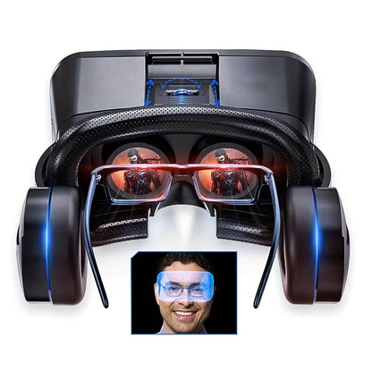 2025 VR head-mounted 3D display, 120Hz refresh rate, low latency experience, lightweight design, support 4K resolution, suitable for games and movies